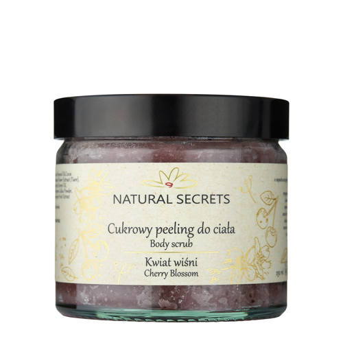 Natural Secrets - Peeling Cukrowy do Ciała Kwiat Wiśni - 250ml - OUTLET