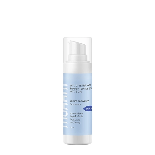 Mohani - Napinająco-Rozświetlające Serum do Twarzy z Ultrastabilną Witaminą C TETRA 6%, Neuropeptydem SNAP 8™ 5% i Witaminą E 2% - 30ml 