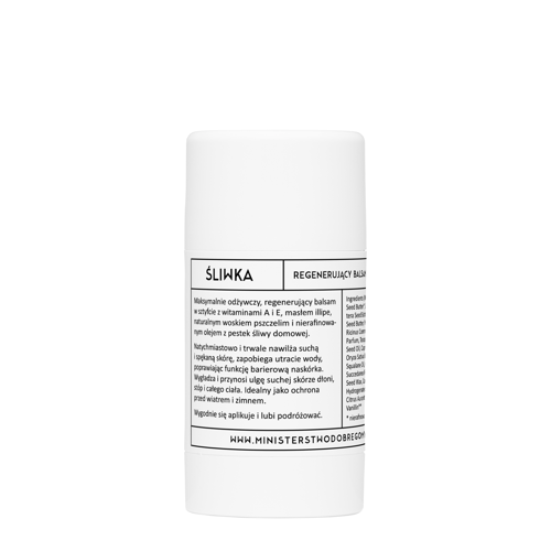 Ministerstwo Dobrego Mydła - Odżywczy Balsam w Sztyfcie - Śliwka - 75g