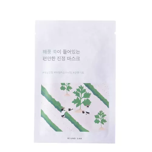 Round Lab - Mugwort Calming Sheet Mask - Nawilżająco-Kojąca Maska w Płachcie - 25ml