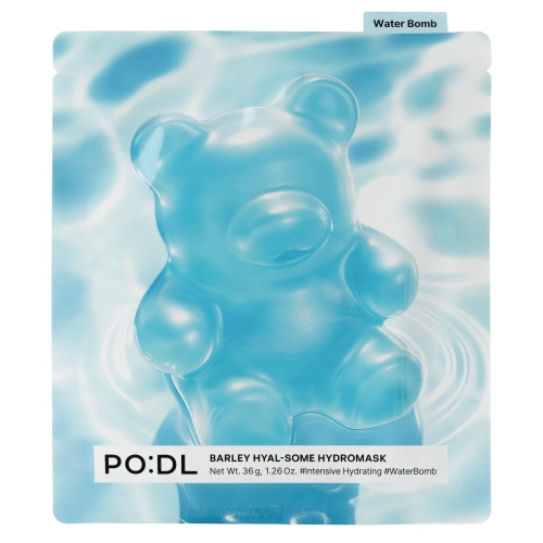 PO:DL - Barley Hyal-Some Hydromask - Żelowa Maska Nawilżająca do Twarzy - 1szt/36g
