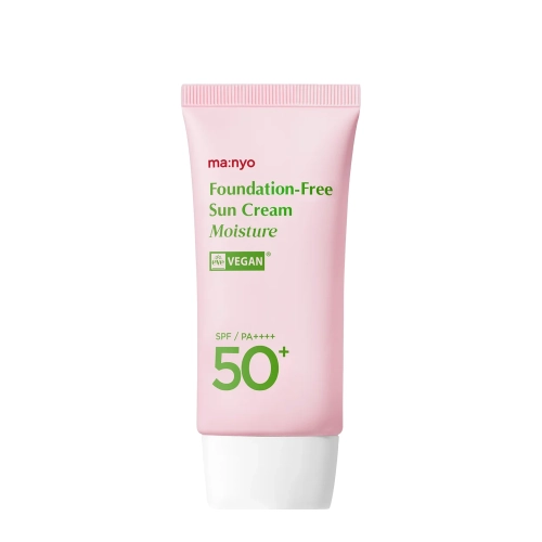 Ma:nyo - Foundation-Free Sun Cream Moisture SPF50+ PA++++ - Tonujący Krem Przeciwsłoneczny - 50ml