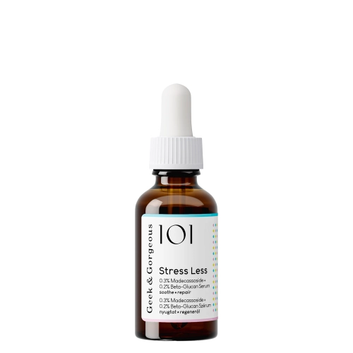 Geek & Gorgeous - Stress Less Beta Glukan + Madecassoside - 0.5% - Żelowe Serum z Beta-Glukanem i Madekasozydem - 30ml