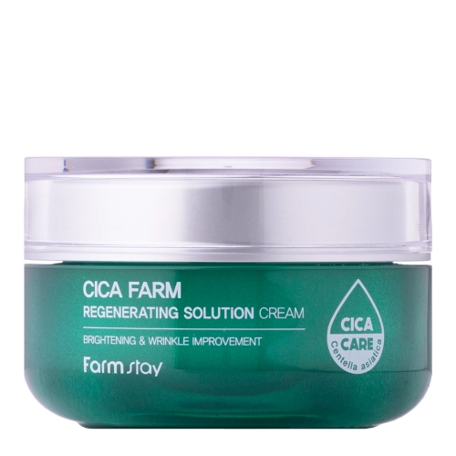 Farmstay - Cica Farm Regenerating Solution Cream - Krem Regenerujący z Wąkrotką Azjatycką - 50ml