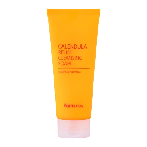Farmstay - Calendula Cleansing Foam - Oczyszczająca Pianka do Twarzy z Nagietkiem - 180ml