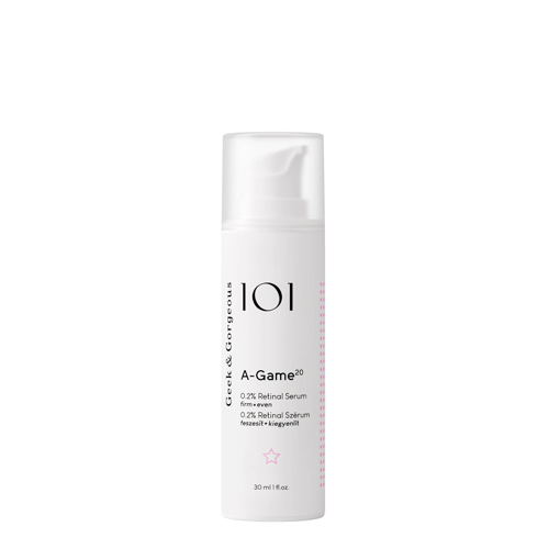 Geek & Gorgeous - A-Game 20 - Przeciwzmarszczkowe Serum z Retinalem 0,2% i Ektoiną - 30ml - OUTLET