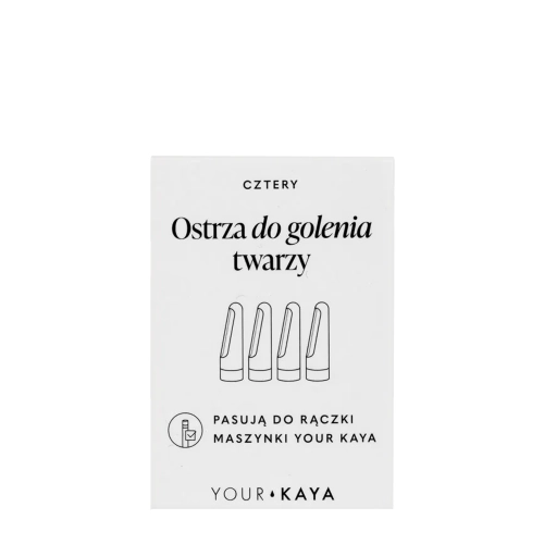 Your Kaya - Wymienne Ostrza do Golenia Twarzy - 4szt. 