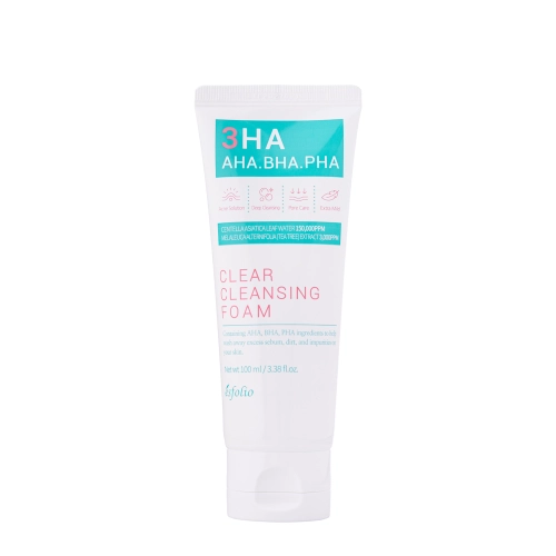 Esfolio - 3HA Clear Cleansing Foam - Oczyszczająca Pianka do Twarzy - 100ml
