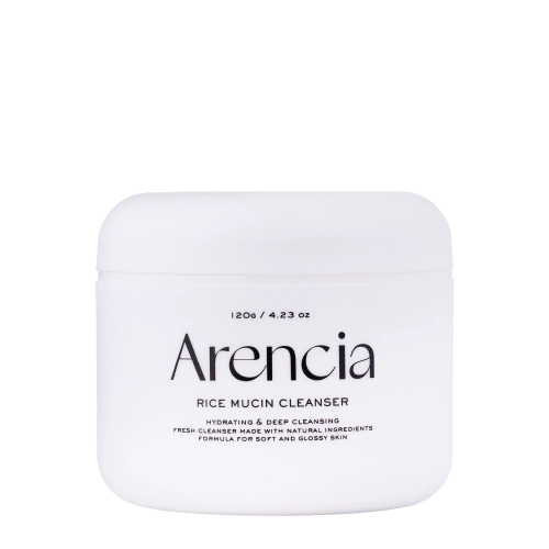 Arencia - Rice Mucin Cleanser - Rozjaśniająco-Nawilżająca Pasta do Mycia Twarzy - 120g