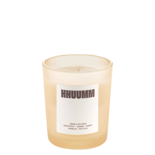 HHUUMM - Świeca Sojowa - Grejpfrut, Jaśmin, Amber, Wanilia, Paczula - 70g