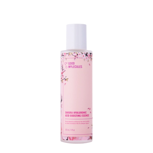 Good Molecules - Sakura Hyaluronic Acid Boosting Essence - Nawilżająca Esencja z Kwiatem Wiśni i Kwasem Hialuronowym - 120ml