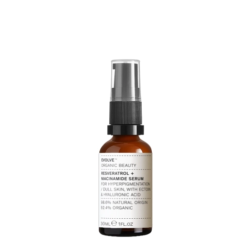 Evolve Organic Beauty - Resveratrol + Niacinamide Serum - Serum do Twarzy z Resweratrolem i Niacynamidem - 30ml