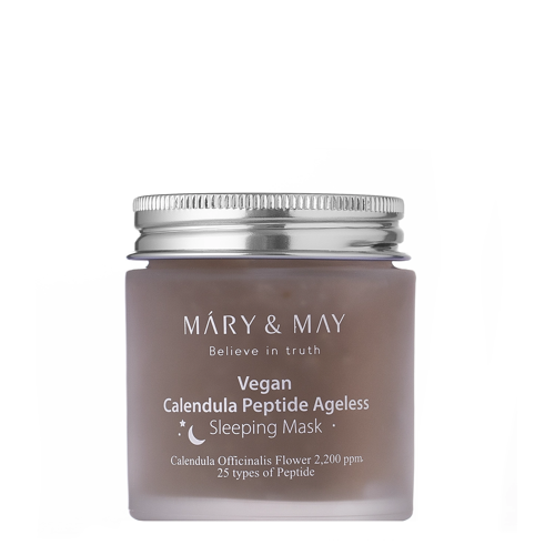 Mary&May - Calendula Peptide Ageless Sleeping Mask - Łagodząco-Ujędrniająca Maska na Noc - 110g