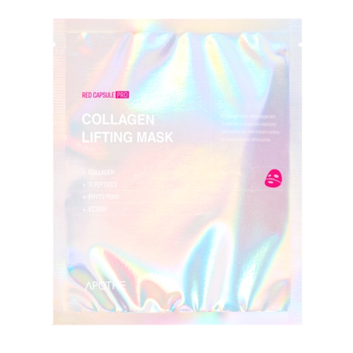 APOTHE - Red Capsule Pro-Collagen Lifting Mask - Ujędrniająca Maska Hydrożelowa - 1szt/34g                                                                                                                                                                