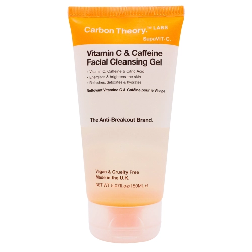 Carbon Theory - SupaVIT-C Vitamin C & Caffeine Cleansing Wash - Żel do Mycia Twarzy z Witaminą C i Kofeiną - 150ml