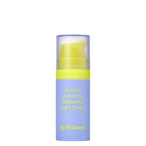 By Wishtrend - Vitamin A-mazing Bakuchiol Night Cream Mini - Krem do Twarzy na Noc z Witaminą A i Bakuchiolem - 10g