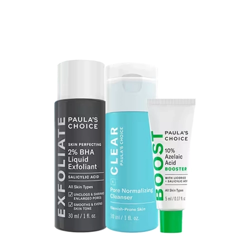 Paula's Choice - The Breakout - Fighting Kit - Zestaw do Zwalczania Wyprysków i Zaskórników - 5ml+30ml+30ml