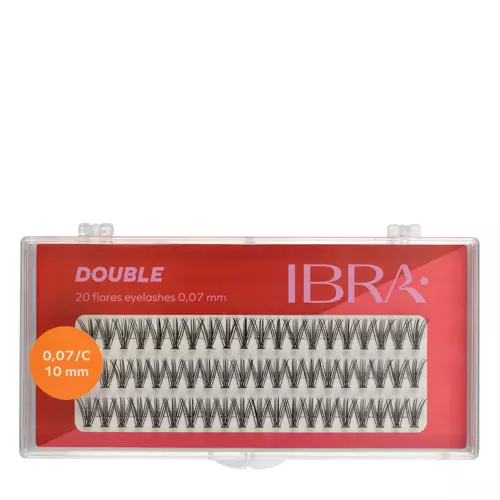 Ibra Makeup - Kępki Double 0,07 - 10mm - 60szt
