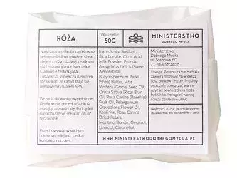 Ministerstwo Dobrego Mydła - Półkula do Kąpieli Róża  z Glinką Francuską - 60g OUTLET
