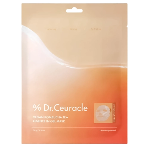 Dr.Ceuracle - Vegan Kombucha Tea Essence in Gel Mask - Nawilżająca Maseczka do Twarzy - 36g