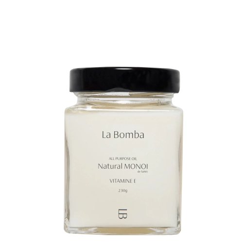 La Bomba - Natural Monoi Vitamine E - Olej do Ciała i Włosów z Witaminą E - Natural Monoi - 230g