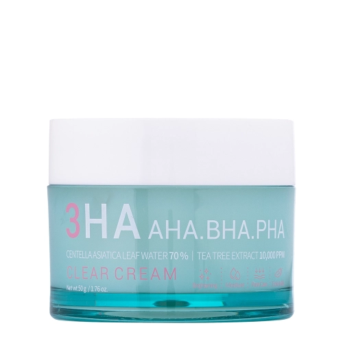 Esfolio - 3HA Clear Cream - Krem do Twarzy z Kwasami - 50ml