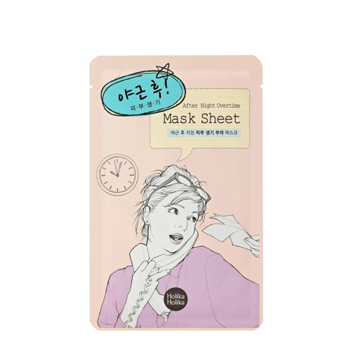 Holika Holika - After Mask Sheet - After Working Overtime - Odprężająco-Nawilżająca Maska w Płachcie - 30g