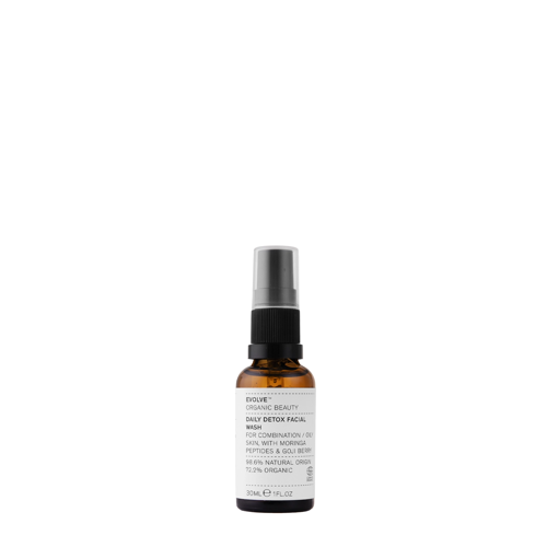 Evolve Organic Beauty - Daily Detox Facial Wash - Delikatny Codzienny Płyn do Mycia Twarzy - 30ml