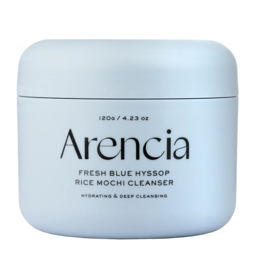 Arencia - Fresh Blue Hyssop Rice Mochi Cleanser - Nawilżająca Pasta do Oczyszczania Twarzy - 120g