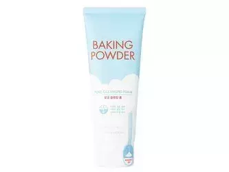 Etude House - Baking Powder Pore Cleansing Foam - Gleboko Oczyszczająca Pianka z Sodą do Twarzy o Potrójnym Działaniu - 300ml
