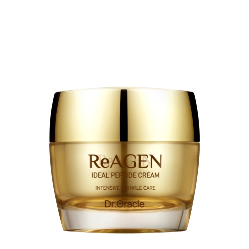 Dr Oracle - ReAGEN Ideal Peptide Cream - Bogaty Krem Przeciwstarzeniowy z Komórkami Macierzystymi Szarotki Alpejskiej oraz Peptydami - 50ml