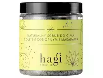 Hagi - Naturalny Scrub do Ciała z Olejem Konopnym i Makadamia - 300g 