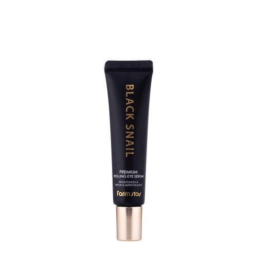 Farmstay - Black Snail Premium Rolling Eye Serum - Serum Pod Oczy ze Śluzem Ślimaka - 25ml