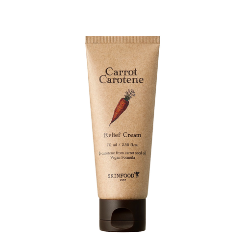 Skinfood - Carrot Carotene Relief Cream - Kojący Krem do Twarzy z Ekstraktem z Korzenia Marchwi - 70ml