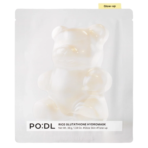 PO:DL - Rice Glutathione Hydromask - Rozświetlająca Maska Żelowa do Twarzy - 1szt/28g