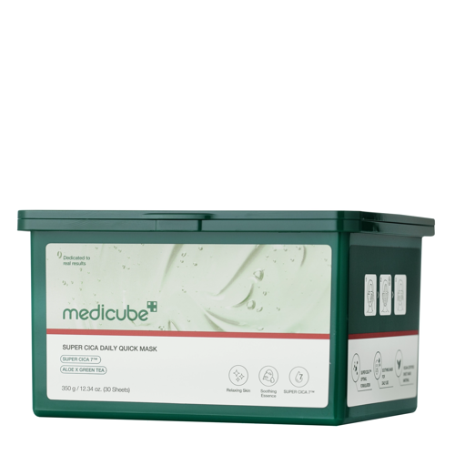 Medicube - Super Cica Daily Quick Mask - Zestaw Kojących Masek do Twarzy w Płachcie - 30szt/350g OUTLET