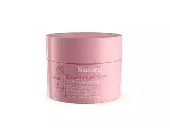 Nacomi - Rose Face Mask - Łagodząco-Uspokajająca Maska Różana - 50ml