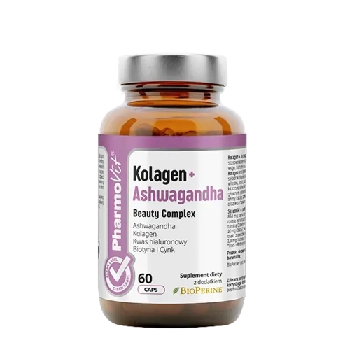 Pharmovit - Kolagen + Ashwagandha - Suplement Diety - Kapsułki - 60szt
