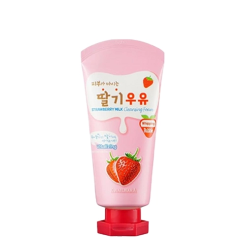 Kwailnara - Strawberry Milk Cleansing Foam - Oczyszczająca Pianka do Mycia Twarzy - Truskawka - 120g OUTLET