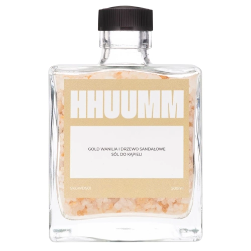 HHUUMM - Sól do Kąpieli - Gold Wanilia i Drzewo Sandałowe - 500ml