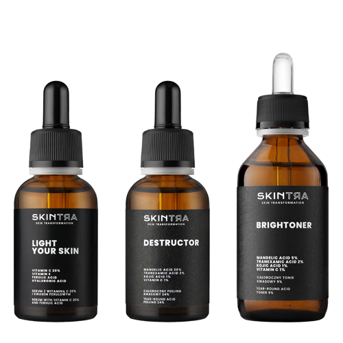 SkinTra - Zestaw «Oczyszczenie i Rozjaśnienie»
