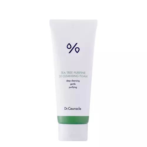 Dr.Ceuracle - Tea Tree Purifine 30 Cleansing Foam - Kremowa Pianka Oczyszczająca z Wyciągiem z Drzewa Herbacianego - 150g