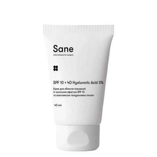 Sane - Nourishing Face Cream SPF10 - Nawilżająco-Odżywczy Krem do Twarzy z Filtrem - 40ml OUTLET