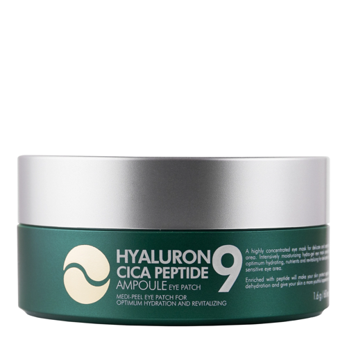 Medi-Peel - Hyaluron Cica Peptide Ampoule Eye Patch - Kojące Płatki pod Oczy z Peptydami - 60 szt