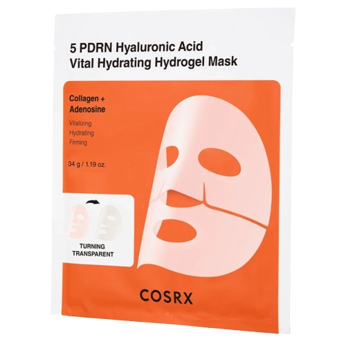 COSRX - 5 PDRN Hyaluronic Acid Vital Hydrating Hydrogel Mask - Hydrożelowa Maska Nawilżająca - 34g