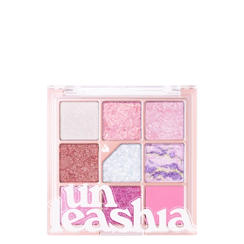 Unleashia - Glitterpedia Eye Palette - Paleta Wegańskich Cieni do Powiek - 9 All of Pink Glitter - 6,6g