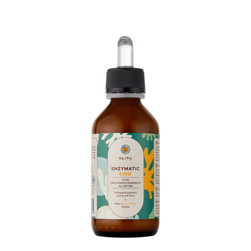 HairTry - Enzymatic King - Trychologiczny Peeling Enzymatyczny z Ficyną - 100ml
