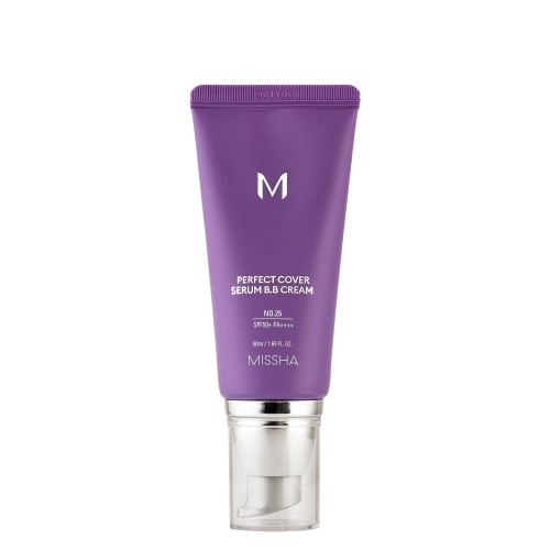 Missha - M Perfect Cover Serum BB Cream SPF50+/PA++++ - Kryjący Krem BB Serum - No.25 Warm Beige - 50ml