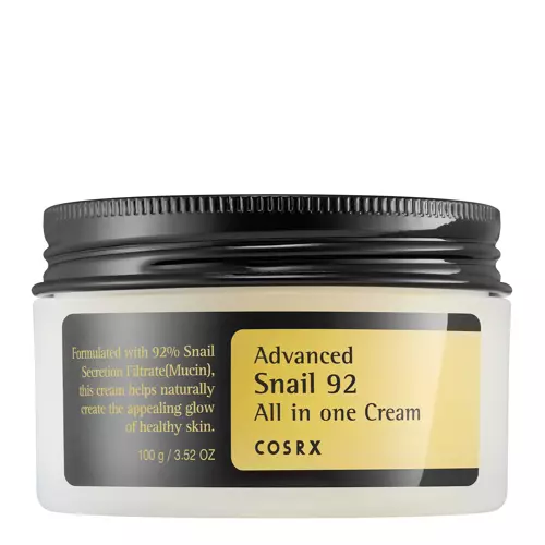 COSRX - Advanced Snail 92 All in One Cream - Wszechstronny Krem ze Śluzem Ślimaka - 100g - gratis cz
