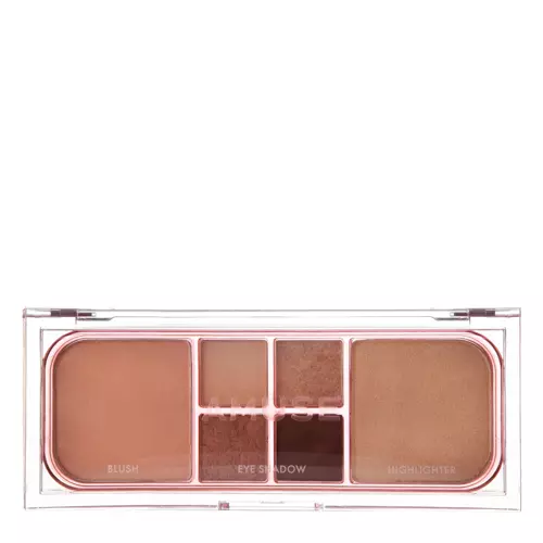 Amuse - Vegan Face All Palette - Wegańska Paleta do Makijażu Twarzy - 01 Moon Glow - 16,3g